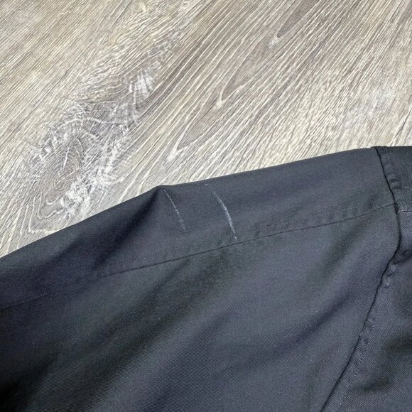 Lululemon Lab Mens Black Logo Hooded Snap Front Rare Vector Space Jacket Size XL - Picture 5 of 12